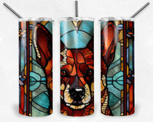 Load image into Gallery viewer, Red Heeler  Dog Stained Glass