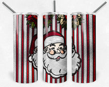 Load image into Gallery viewer, Santa Claus Stained Glass