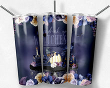 Load image into Gallery viewer, Drink up witches Beautiful, Spooky Halloween w/ raven and florals