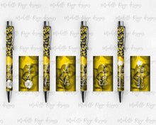 Load image into Gallery viewer, 2023 Graduation Yellow and Black Pen Wraps Set 1