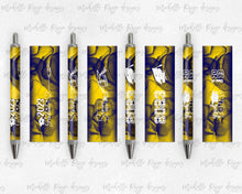 Load image into Gallery viewer, 2023 Graduation Yellow and Blue Pen Wraps Set 2