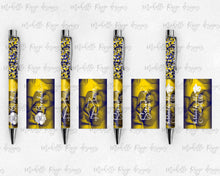 Load image into Gallery viewer, 2023 Graduation Yellow and Blue Pen Wraps Set 1