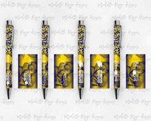 Load image into Gallery viewer, 2023 Graduation Yellow and Blue Pen Wraps Set 2