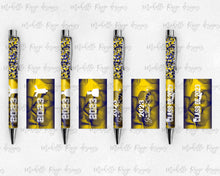 Load image into Gallery viewer, 2023 Graduation Yellow and Blue Pen Wraps Set 3
