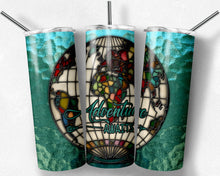 Load image into Gallery viewer, Adventure Awaits Globe Stained Glass