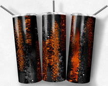 Load image into Gallery viewer, Black and Orange Brush Strokes