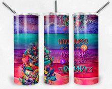 Load image into Gallery viewer, Happiness is Coffee and a Good Book on Bright Rainbow Wood with Floral Books