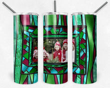 Load image into Gallery viewer, Horizontal Christmas Picture Frame Stained Glass