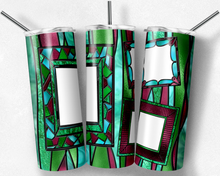 Load image into Gallery viewer, Three Christmas Picture Frames Stained Glass