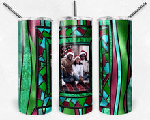 Load image into Gallery viewer, Vertical Christmas Picture Frame Stained Glass