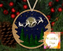 Load image into Gallery viewer, Christmas 3d Ornament Jasmina & Michelle 2021 Drive - Limited Time on Sale