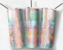 Load image into Gallery viewer, Coral light pastel paint strokes