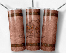 Load image into Gallery viewer, Cowboy Hat and Boots Rust Brown and Orange