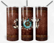 Load image into Gallery viewer, Cowboy Christmas Joy, Rust Western Snowflake