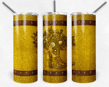 Load image into Gallery viewer, Tooled  Leather Cowgirl Yellow Boot with Bow