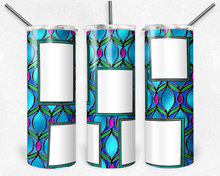 Load image into Gallery viewer, 5 Geometric Picture Frame Stained Glass