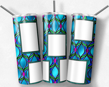 Load image into Gallery viewer, 5 Geometric Picture Frame Stained Glass