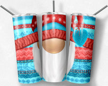 Load image into Gallery viewer, Christmas Knit Gnome Red and Teal