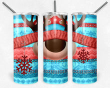 Load image into Gallery viewer, Christmas Knit Reindeer Red and Teal