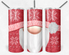 Load image into Gallery viewer, Christmas Knit Gnome Coral and Pink Snowflakes