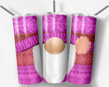 Load image into Gallery viewer, Christmas Knit Gnome Pink and Orange