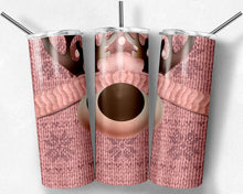 Load image into Gallery viewer, Christmas Knit Reindeer Coral and Peach