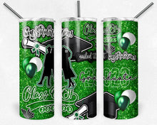 Load image into Gallery viewer, Green Glitter 2023 Graduation Burst