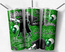 Load image into Gallery viewer, Green Glitter 2023 Graduation Burst