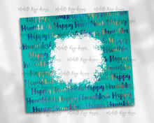 Load image into Gallery viewer, Happy Hanukkah with Bleach Blank