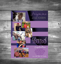 Load image into Gallery viewer, Senior Yearbook Ad  dedication, Boys Full Page, Half, Quarter  High School Senior, Middle, Elementary or Pre-School, I create for you