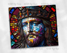 Load image into Gallery viewer, Jesus Christ Image in Stained Glass Design