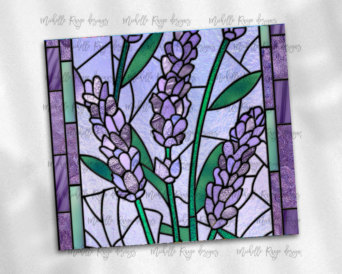 Lavender Stained Glass – Michelle Raye Designs