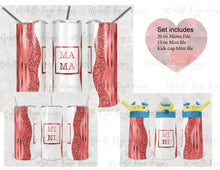 Load image into Gallery viewer, Mama Coral - Kids Flip Cup, 15oz Skinny Tumbler, 20 Oz Skinny Tumbler Design