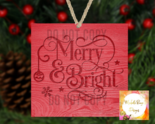 Load image into Gallery viewer, Christmas 3d Ornament Jasmina & Michelle 2021 Drive - Limited Time on Sale