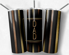Load image into Gallery viewer, Masculine Metal Stripes Dad