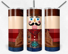 Load image into Gallery viewer, Christmas Tooled Leather  Western Nutcracker's bundle