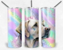 Load image into Gallery viewer, Labrador Retriever Lab, pastel milky way watercolor
