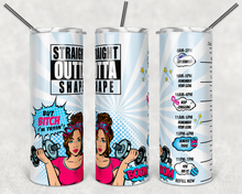 Load image into Gallery viewer, Pop Art Exercise Water Bottle 20 and 30 oz