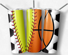 Load image into Gallery viewer, Soccer Softball Basketball