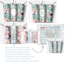 Load image into Gallery viewer, Spring flower watercolor Bundle