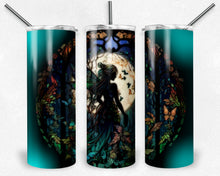 Load image into Gallery viewer, Fairy in front of the Moon Stained Glass