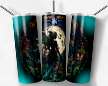 Load image into Gallery viewer, Fairy in front of the Moon Stained Glass