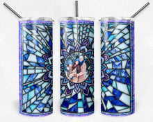 Load image into Gallery viewer, Stained Glass Snowflake Picture Frame