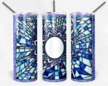 Load image into Gallery viewer, Stained Glass Snowflake Picture Frame