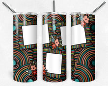 Load image into Gallery viewer, Boho Floral Stained Glass PNG Picture Frames