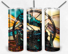 Load image into Gallery viewer, Train Stained Glass