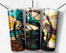 Load image into Gallery viewer, Train Stained Glass