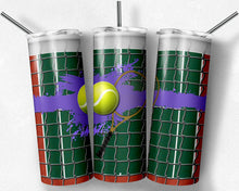 Load image into Gallery viewer, Tennis Court Purple and Gold