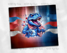 Load image into Gallery viewer, 4th of July T rex Dinosaur