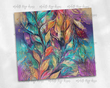 Load image into Gallery viewer, Watercolor Leaves in Gold and Bright Colors